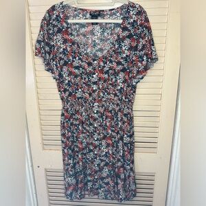 NWOT- Wrangler Retro Shortsleeve Button Down Short Dress